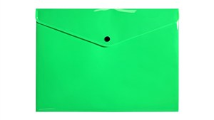 Obrazek Teczka A4 kopertowa PP neon zielony