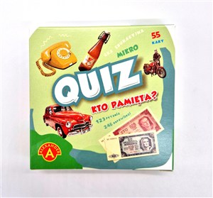 Picture of Quiz Kto pamięta kieszonkowa gra edukacyjna