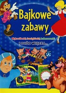 Obrazek Bajkowe zabawy Wykreślanki, łamigłówki, kolorowanki i dużo więcej...