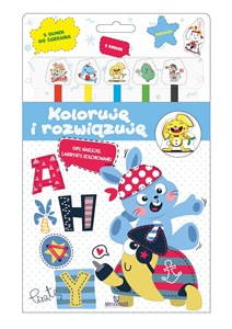 Obrazek Koloruję i rozwiązuję Zabawy dla chłopców