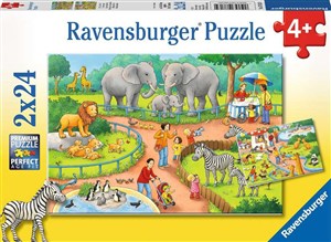 Obrazek Puzzle 2D 2x24 Dzień w zoo 7813