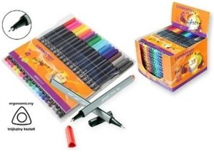 Obrazek Cienkopisy trójkątne 18 kolorów