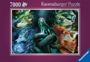 Obrazek Puzzle 2D: Wilki 7000el