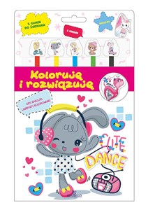 Obrazek Koloruję i rozwiązuję Zabawy dla dziewczynek