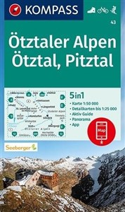 Obrazek Otztaler Alpen, Otztal, Pitztal 1:50 000 Kompass