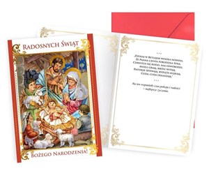 Picture of Karnet B6 Boże Narodzenie