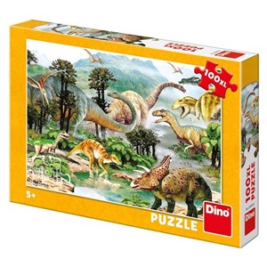 Obrazek Puzzle 100 XL Dinozaury