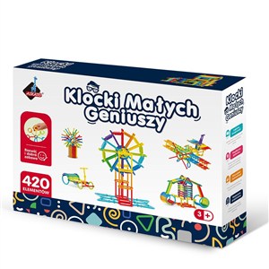 Obrazek Klocki małych geniuszy Patyki 420 elementów