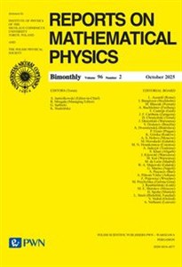 Obrazek Reports On Mathematical Physics 96/1 Pergamon