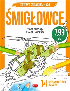 Picture of Kolorowanki dla chłopców Śmigłowce