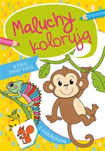 Obrazek Maluchy kolorują Dzikie zwierzęta