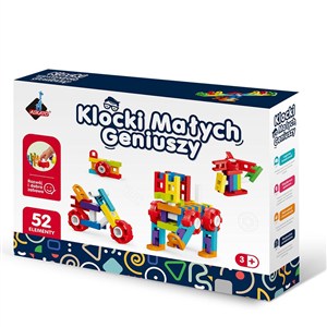 Obrazek Klocki małych geniuszy Drabinki 52 elementy