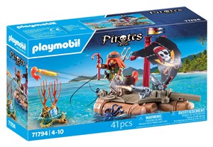 Picture of Playmobil Piracka tratwa ze skarbem 71794
