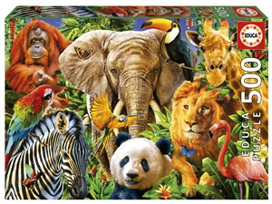 Picture of Puzzle 500 Dzikie zwierzęta 111630