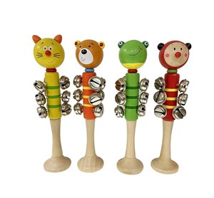 Picture of Drewniane Zwierzątka Dzwoneczki 1szt.mix