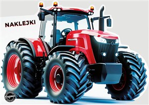 Obrazek Traktor. Wykrojnik