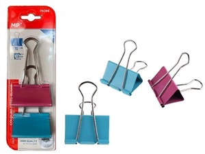 Picture of Klipsy biurowe kolorowe 2szt