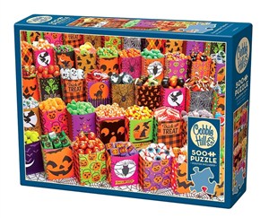 Obrazek Puzzle 500 Halloweenowe smakołyki