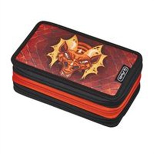 Obrazek Piórnik potrójny Dragon z wyposażeniem