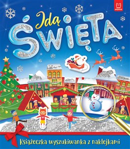 Obrazek Idą święta Książeczka wyszukiwanka z naklejkami