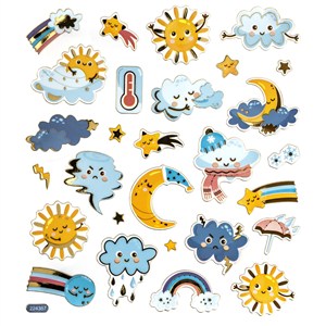 Obrazek Naklejki Pogoda 28 szt.