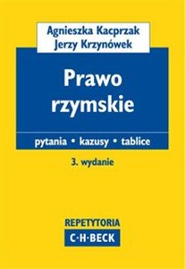 Picture of Prawo rzymskie Pytania Kazusy Tablice
