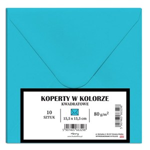 Obrazek Koperty KW niebieskie 10szt
