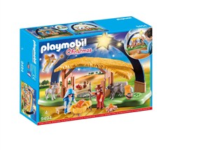 Obrazek Playmobil Stajenka z oświetleniem 9494