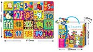 Picture of Mata z puzzli Cyferki