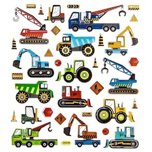 Picture of Naklejki Pojazdy Budowlane 35 szt.
