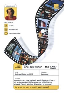 Obrazek One-Day French. 2 DVDs, laminated card and interactive activities