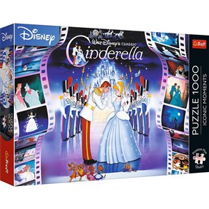 Obrazek Puzzle Premium Plus Quality Iconic Moments: Kopciuszek 1000