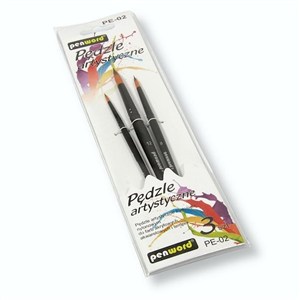 Obrazek Pędzle artystyczne 3szt