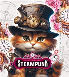 Picture of Kolorowanka usztywniana Steampunk Kot