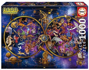 Obrazek Puzzle 1000 Konstelacje fluorescencyjne 111653