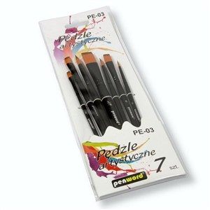 Obrazek Pędzle artystyczne 7szt