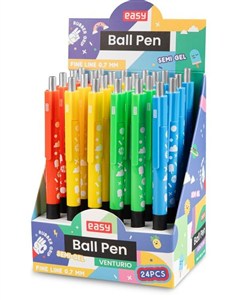 Picture of Długopis automatyczny niebieski (24szt) EASY