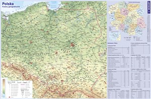 Picture of Podkładka mapa Polski fizyczna