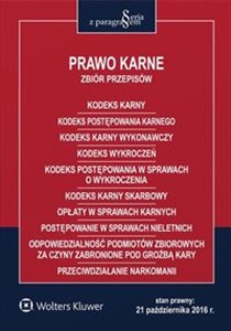 Obrazek Prawo karne Zbiór przepisów