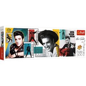 Obrazek Puzzle 500 Elvis Presley kolaż