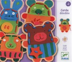 Obrazek Drewniane zwierzaki do przewlekania