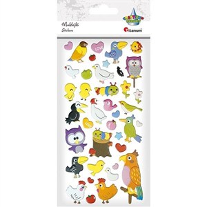 Picture of Naklejki wypukłe ptaki 42szt