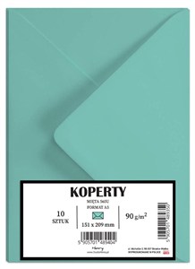 Picture of Koperty A5 miętowe 10szt