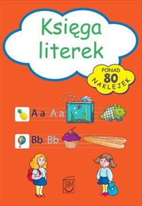Obrazek Ksiega literek 80 naklejek