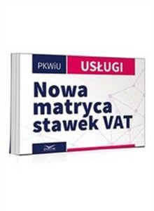 Obrazek Nowa matryca stawek VAT-Usługi