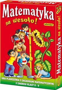 Obrazek Matematyka na wesoło Gra planszowa z zagadkami matematycznymi z zakresu klas 2-5