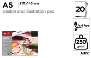 Picture of Blok rysunkowy A5/20K 250g