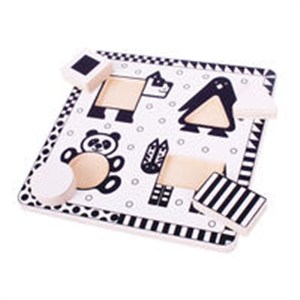 Picture of Czarno-Białe Puzzle Zwierzątka