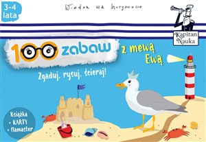 Obrazek 100 zabaw z mewą Ewą Zgaduj rysuj ścieraj Pakiet