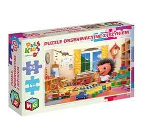 Obrazek Puzzle 60 obserwacyjne Z jeżykiem